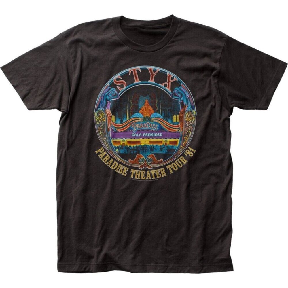 Styx Paradise Theater Tour Shirt – Vintage Rock and Roll Tee – Retro Classic 05